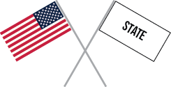 Flag Etiquette American Flag Crossed Staffs