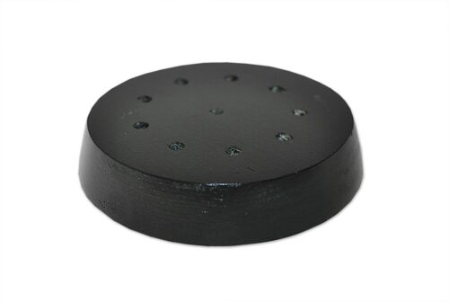 10 Hole Flag Base Ebonized Wood