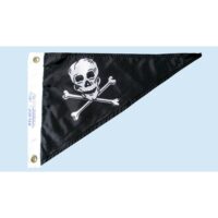 Pirate Pennant Flag - Grommets