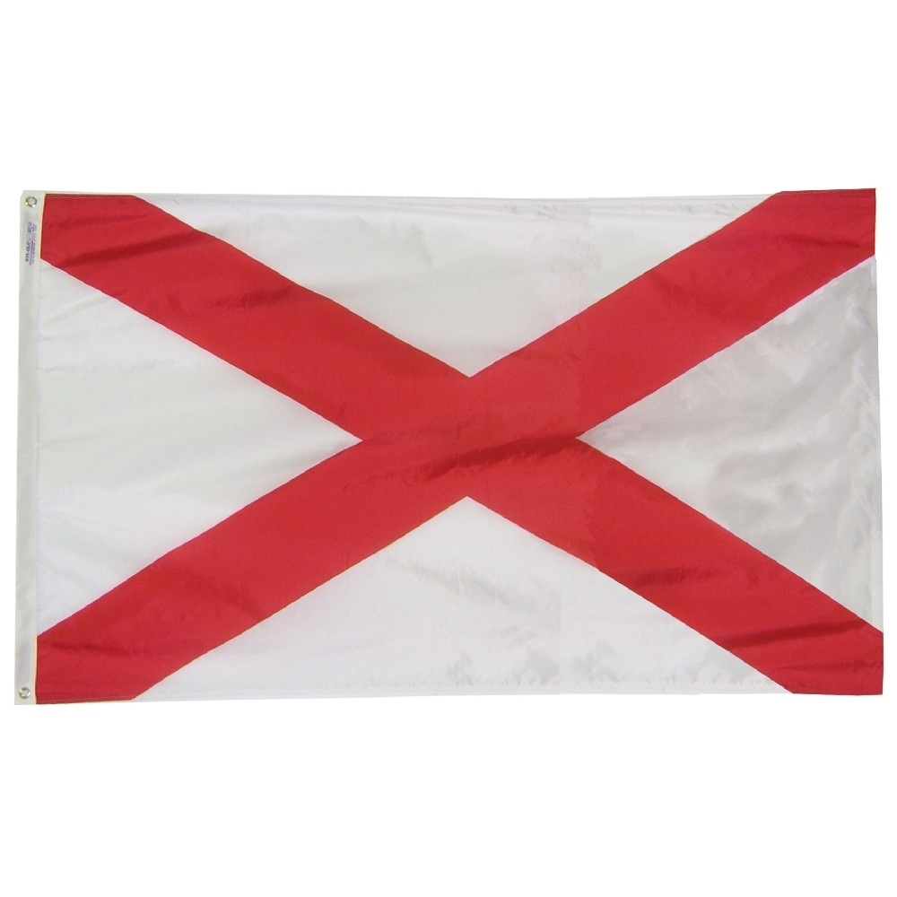 Alabama Flag - Grommets 2 Alabama Flag Grommets Finish