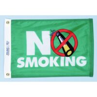 No Smoking Flag - Grommets