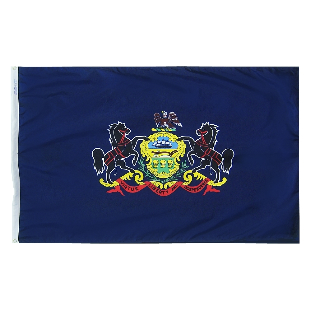 Pennsylvania Flag - Grommets 2 Pennsylvania Flag Grommets Finish
