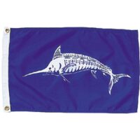 White Marlin Flag - Grommets