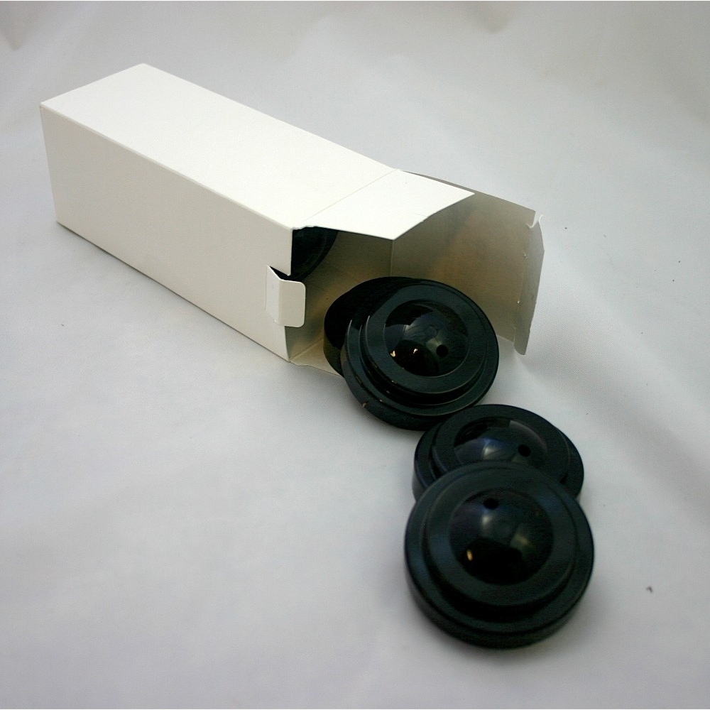 Miniature Flag Bases - Black 2 Miniature Flag Bases Black