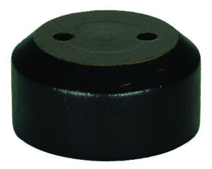 2 Hole Flag Base - Ebonized Wood