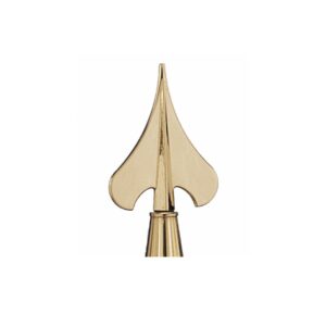 Brass Army Spear Flagpole Ornament