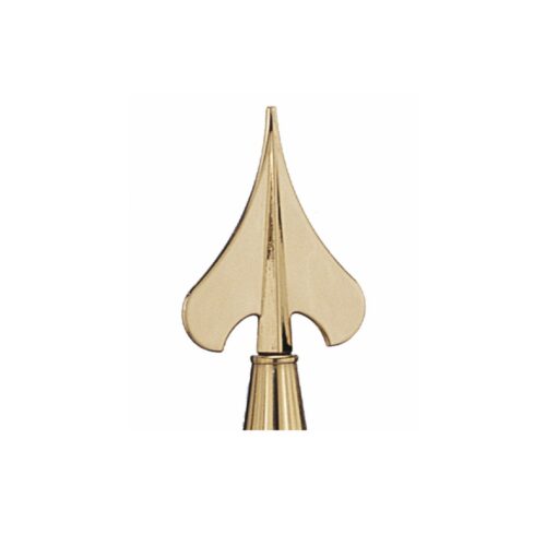 Brass Army Spear Flagpole Ornament