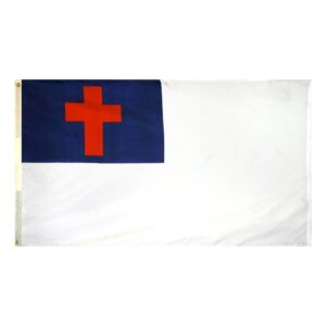 Christian Flag Grommets Finish