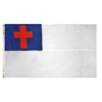 Sewn Christian Flag- Grommets