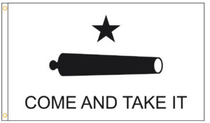 Gonzales Come and Take It Flag Grommets Finish