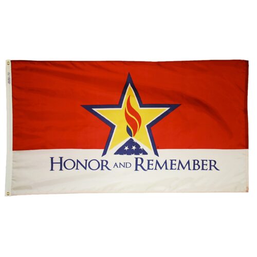 Honor and Remember Flag Grommets Finish