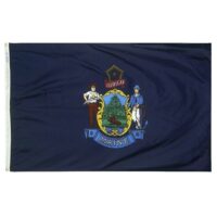 Maine Flag - Grommets