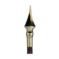Plated Fancy Spear - Brass
