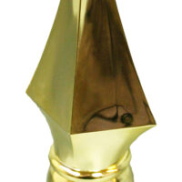Plastic Fancy Spear - Gold