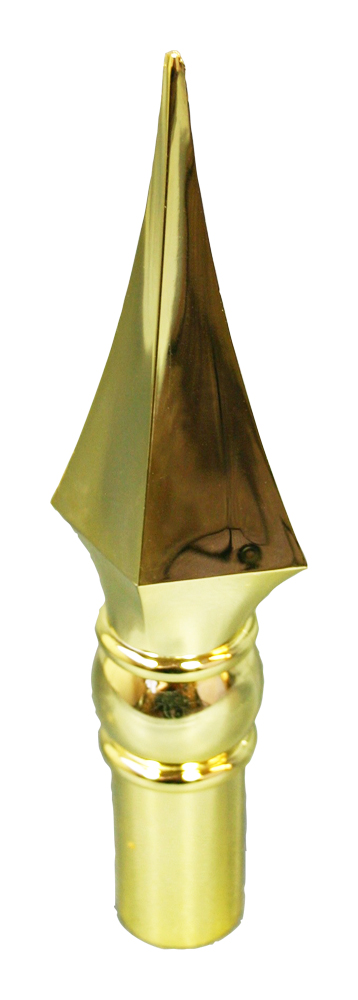 Plastic Fancy Spear - Gold 2 Plastic Fancy Spear Gold