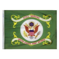 Army Retired Flag - Grommets