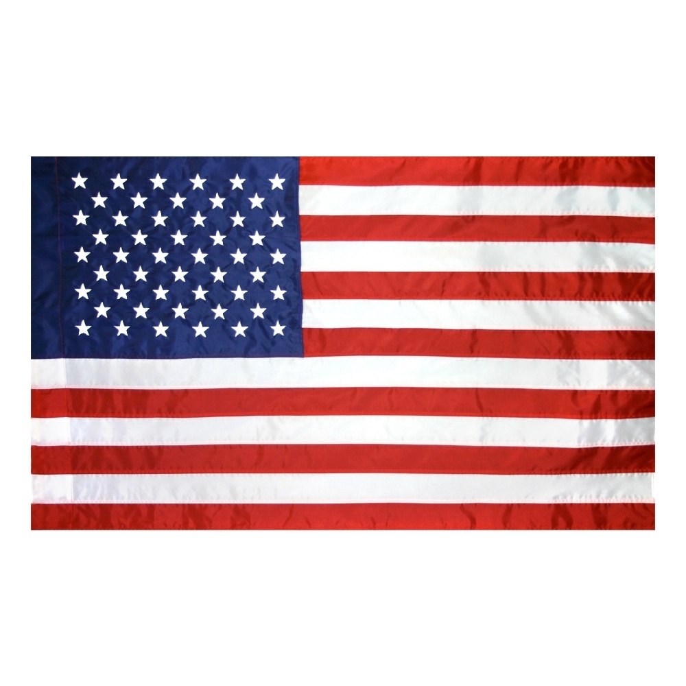Nylon American Banner - Pole Hem 2 Nylon American Banner Pole Hem
