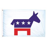 Democrat Flag - Grommets