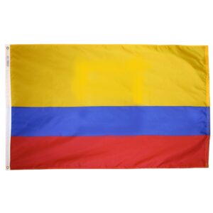 Nylon Ecuador Civil Flag Grommets Finish