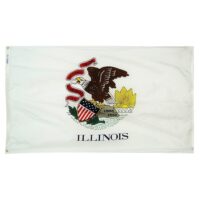 Illinois Flag - Grommets