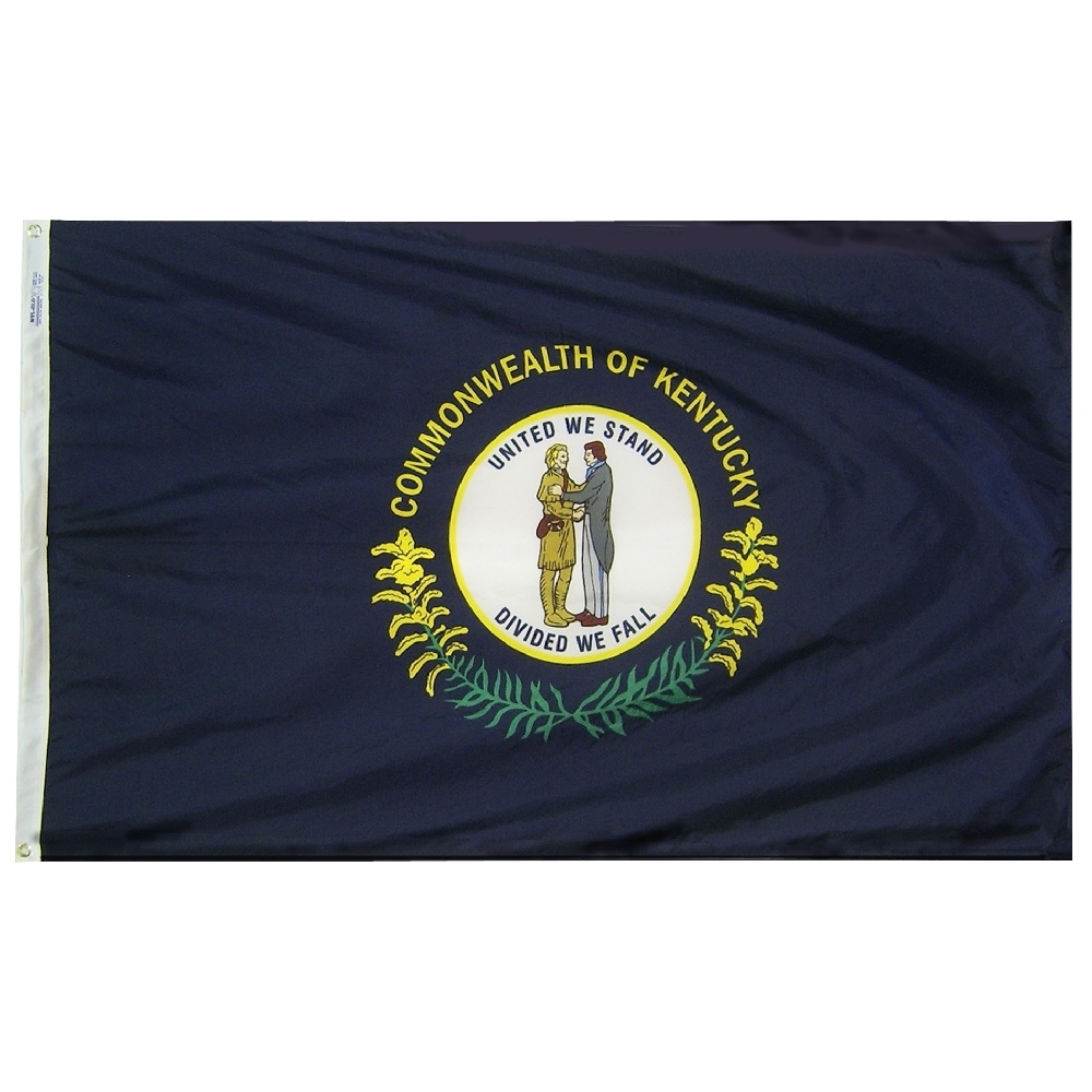Kentucky Flag - Grommets 2 Kentucky Flag Grommets Finish