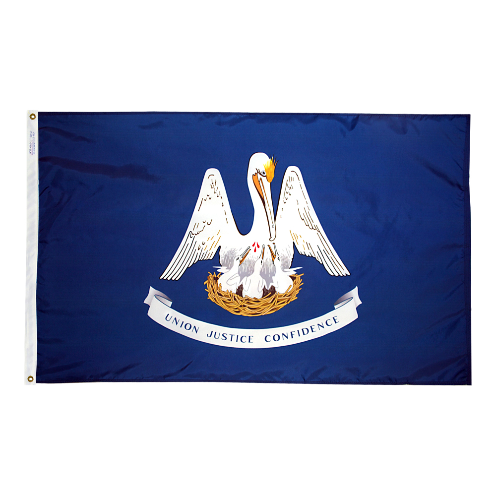 Louisiana Flag - Grommets 2 Louisiana Flag Grommets Finish