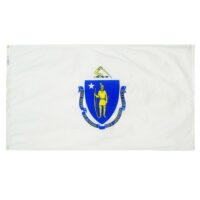 Massachusetts Flag - Grommets