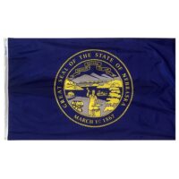 Nebraska Flag - Grommets