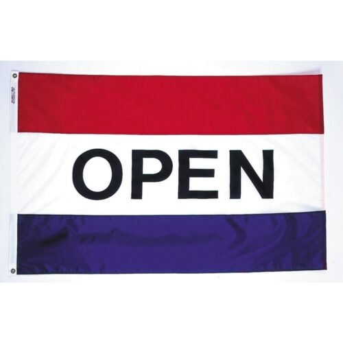 Open RWB Flag Grommets