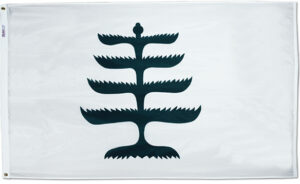 1775 Pine Tree Flag Grommets Finish