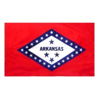 Arkansas Flag - Pole Hem