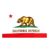 California Flag - Pole Hem