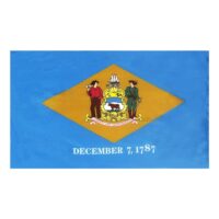 Delaware Flag - Pole Hem