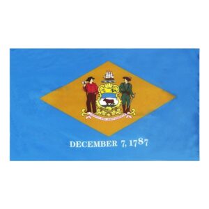 Delaware Flag Pole Hem Finish