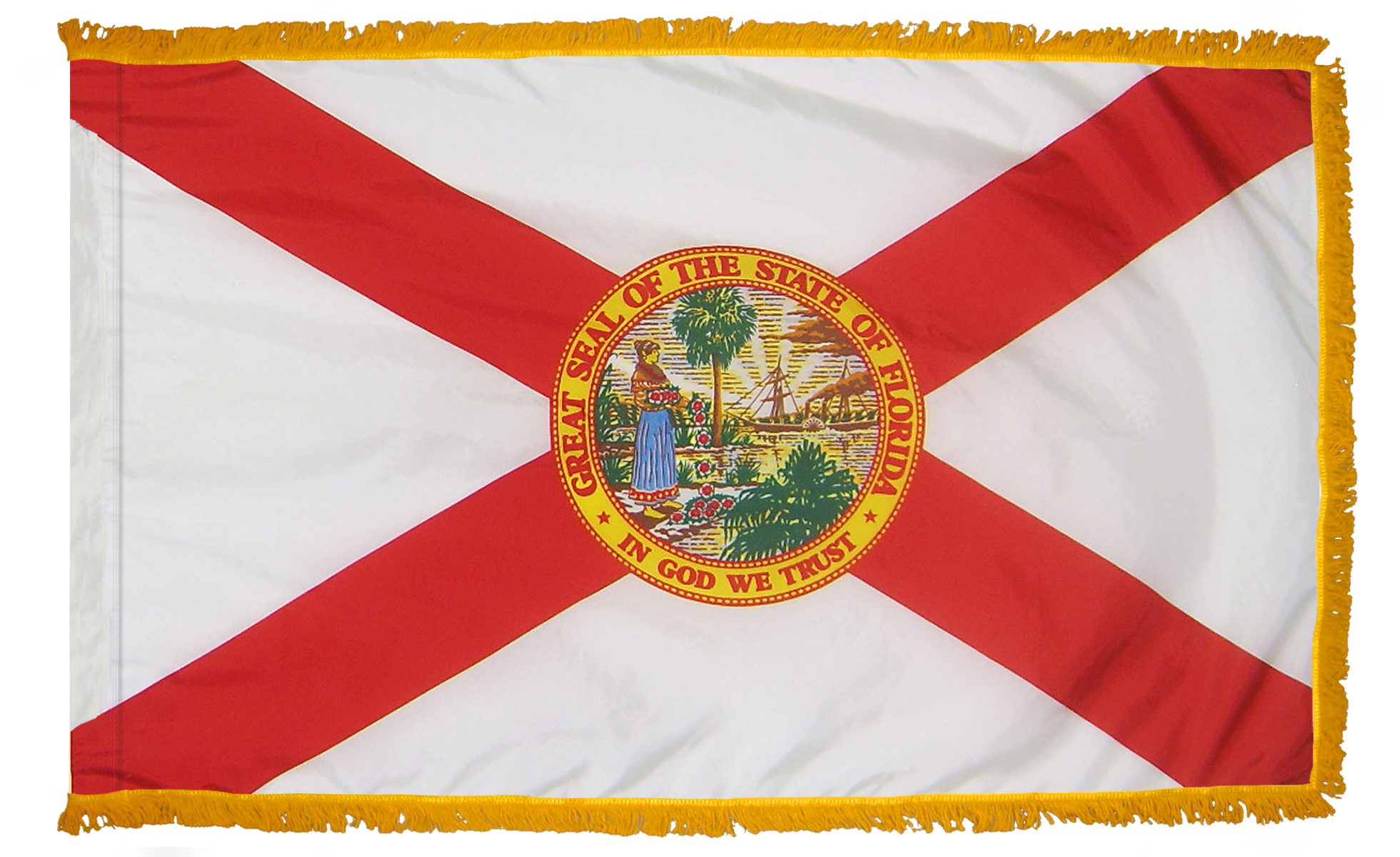 Florida Flag - Fringe 2 Florida Flag Fringe Finish