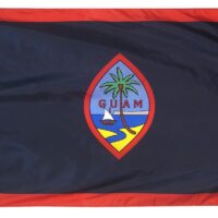 Guam Flag - Pole Hem