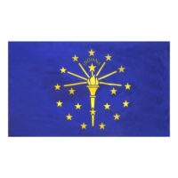 Indiana Flag - Pole Hem