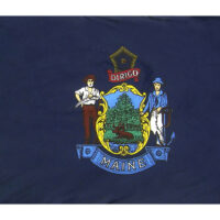Maine Flag - Pole Hem