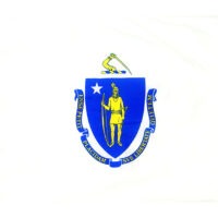 Massachusetts Flag - Pole Hem