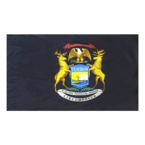 Michigan Flag Pole Hem Finish