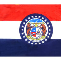 Missouri Flag - Pole Hem