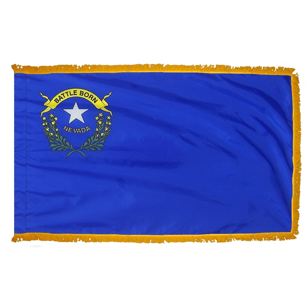Nevada Flag - Fringe 2 Nevada Flag Fringe Finish