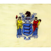 New Jersey Flag - Pole Hem