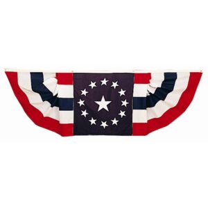 Cotton Sheeting Colonial Star Fan Style 37 Grommets finish