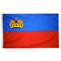 Liechtenstein Flag - Grommets