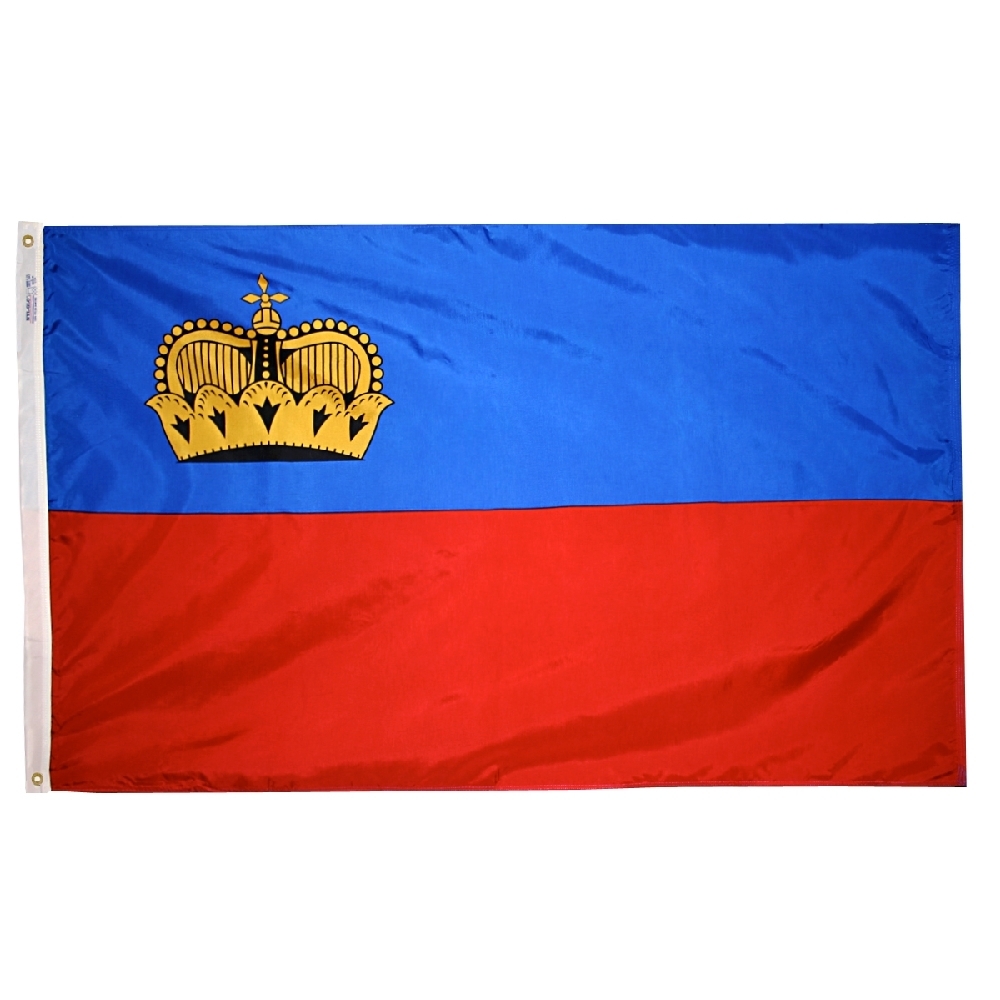 Liechtenstein Flag - Grommets 2 Liechtenstein Flag