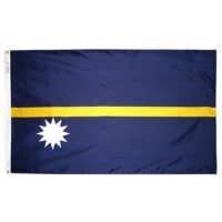Nauru Flag - Grommets