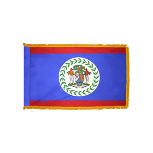 Belize Flag Fringe Finish