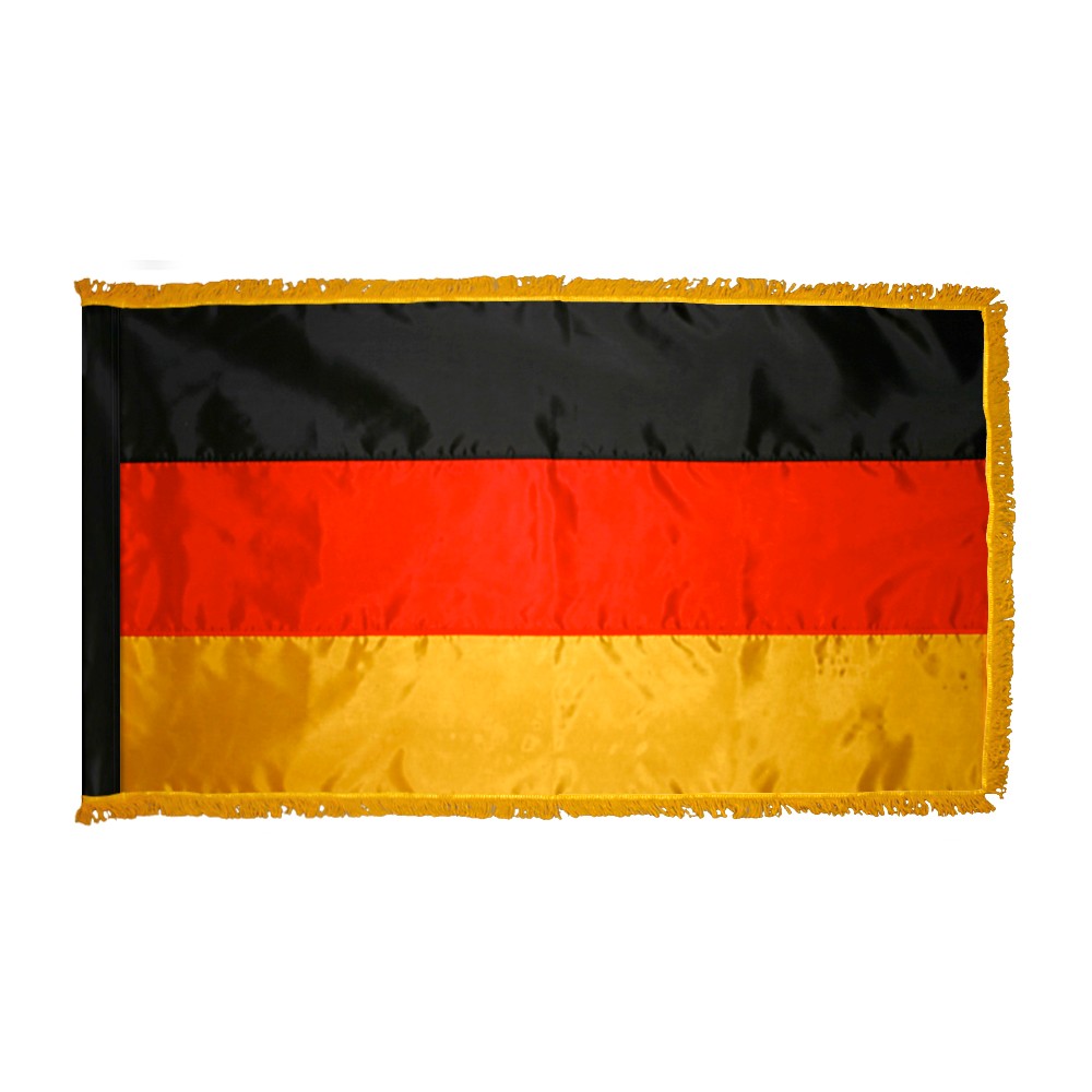 Germany Flag - Fringe 2 Germany Flag Fringe Finish