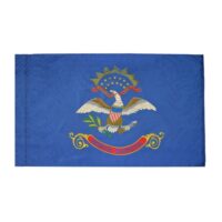 North Dakota Flag - Pole Hem
